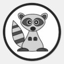 Search for cartoon raccoon stickers Racoon