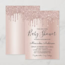 Search for rose gold baby shower invitations Foil