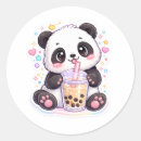 Recherche de thé kawaii autocollants Boba