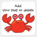 Recherche de dessin de crabe autocollants Pour tous