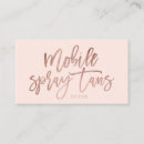 Search for mobile spray tan business cards Cosmetologist