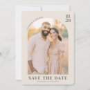 Search for vintage save the dates Minimalist