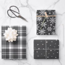 Search for black and white plaid wrapping paper Simple