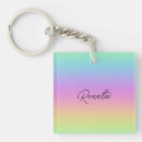 Search for gradient background keychains Rainbow