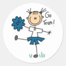 Search for go team go stickers Cheerleader