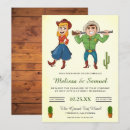 Search for cartoon wedding invitations Rustic