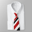 Search for red black and white stripes ties Pattern