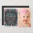 Search for chalkboard 1st birthday invitations Pink