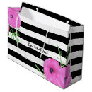 Search for floral gift bags Black and white