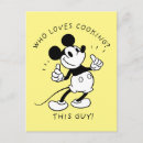 Recherche de cuisinier drôle cartes postales Mignon