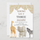 Search for baby elephant birthday invitations Young wild and three