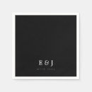 Search for monogram wedding napkins Typography