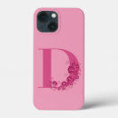 Search for letter d iphone cases Floral