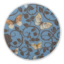 Recherche de papillon rose boutons et poignées de porte Décoration