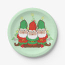 Search for gnome christmas paper plates Elves