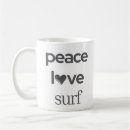 Recherche de surfeur tasses Plage