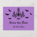 Search for spooky wedding save the dates Purple