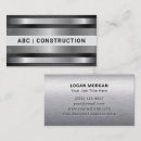 Search for welding business cards Metallic