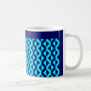 Recherche de cyan mugs Géométrique