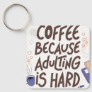 Search for adult keychains Illustration