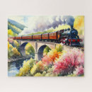 Search for steam trains puzzles Locomotive