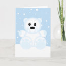 Search for teddy christmas cards Polar bear