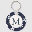 Search for pretty monogram keychains Flowers