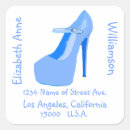 Search for blue high heel shoe stickers Stiletto