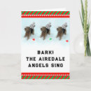 Search for airedale christmas cards Funny