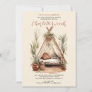 Search for camping party bachelorette party invitations Weekend in the woods