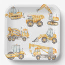 Search for truck paper plates Construction baby shower