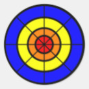 Search for bullseye stickers Red