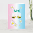Search for new twins baby congratulations cards Boy