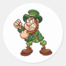 Search for funny leprechaun stickers Happy