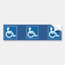 Search for handicap bumper stickers Wheelchair