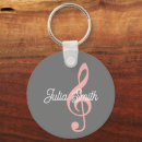 Search for treble clef keychains Music note