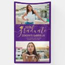 Search for purple graduation banners High school