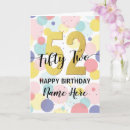 Recherche de de 52 ans anniversaire cartes Pour elle