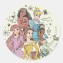 Search for disney cinderella stickers Tiana