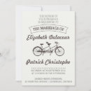 Search for bicycle wedding invitations Modern