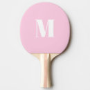 Search for pink ping pong paddles Letter