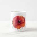 Search for red poppies mugs Poppy