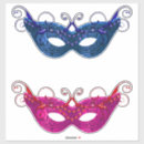 Search for blue mask stickers Party