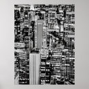 Search for black and white cityscape posters New york city