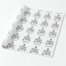 Search for funny birthday wrapping paper Cat