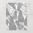 Search for black and white flowers postcards Modern