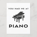 Recherche de grand piano cartes postales Professeur de piano