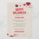 Search for blood splatter invitations Red