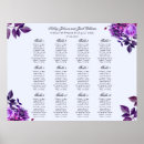 Search for flower wedding seating charts Purple