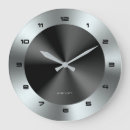 Search for stainless steel clocks Metallic